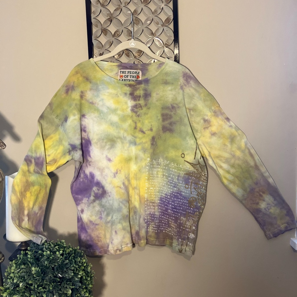 The People of the Labrynths Tie Dye Top